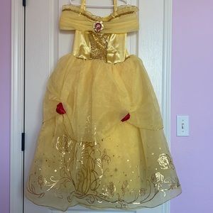 Disney Store princess Belle costume, size 7/8.